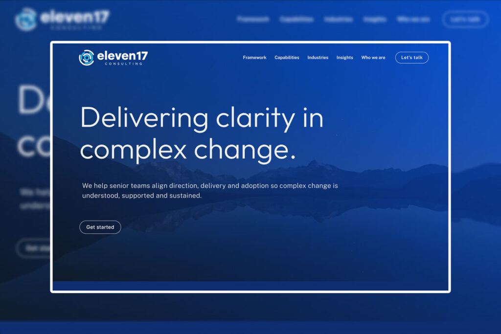 Work: Eleven17 Consulting | Website by Creative Sprout